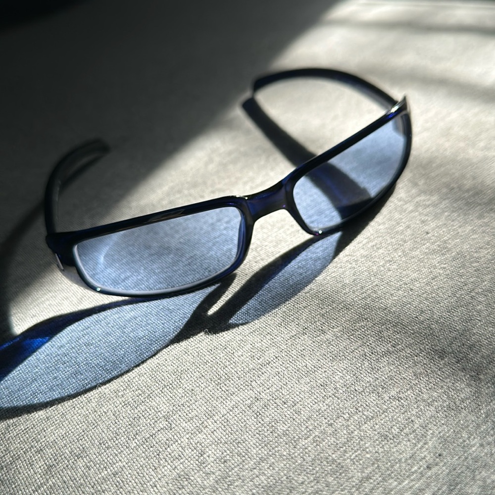 GUCCI glasses 
Black/Blue with blue lenses